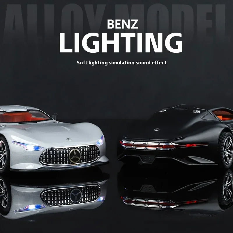 1:24 Scale Mercedes Benz AMG Vision GT Metal Diecast Car With Sound And Light - ToylandEU