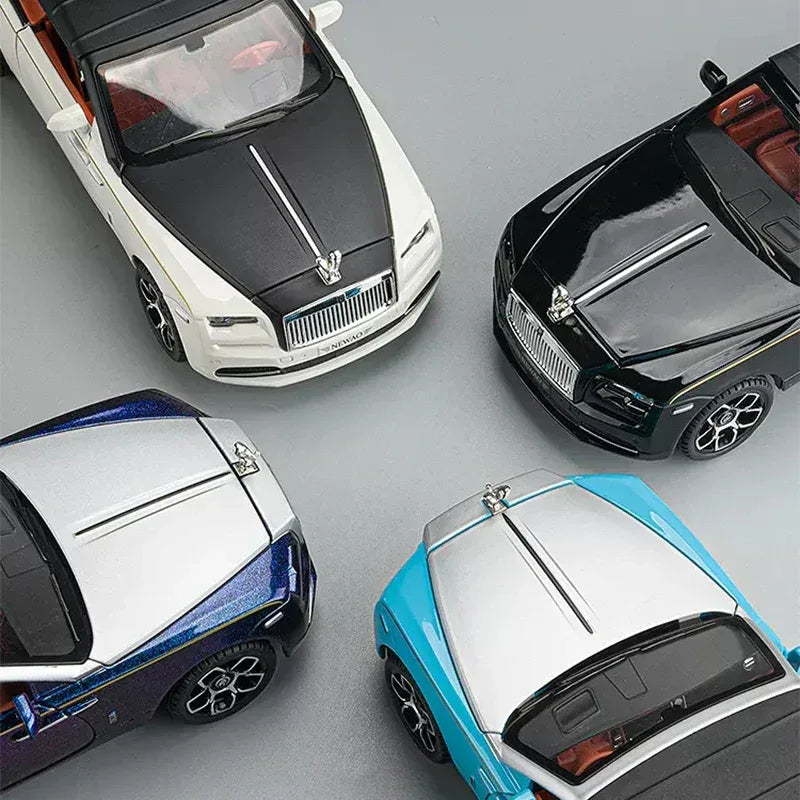1:24 Scale Rolls-Royce Dawn Diecast Car, Metal Alloy, Sound and Light - ToylandEU