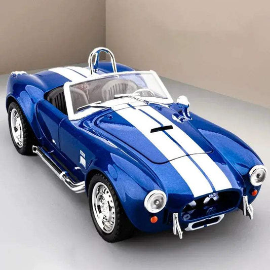 1 24 Shelby Cobra Diecast Car With Realistic Sound Lights - ToylandEU