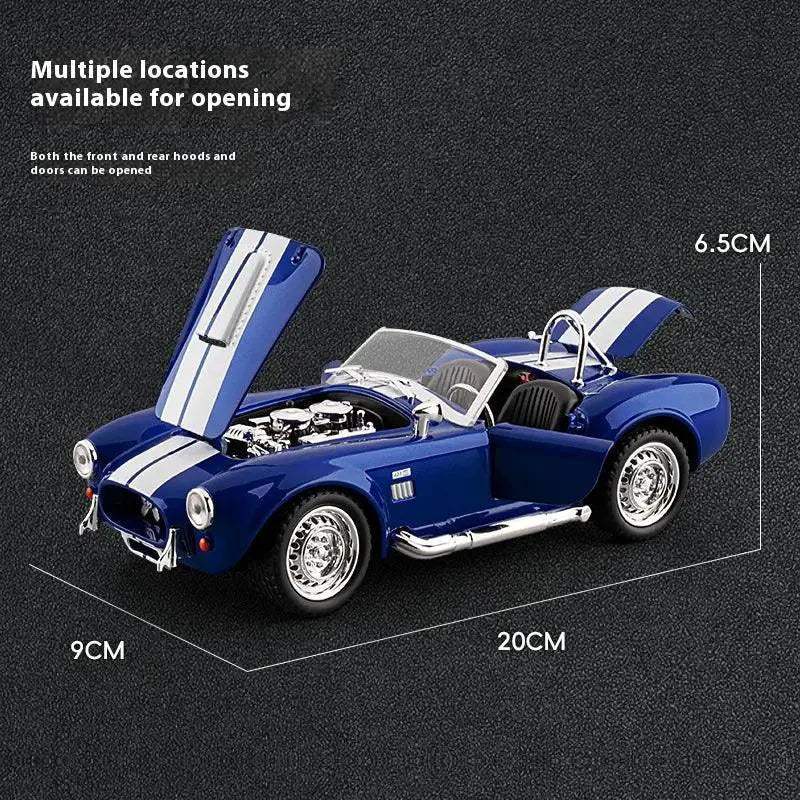 1 24 Shelby Cobra Diecast Car With Realistic Sound Lights - ToylandEU