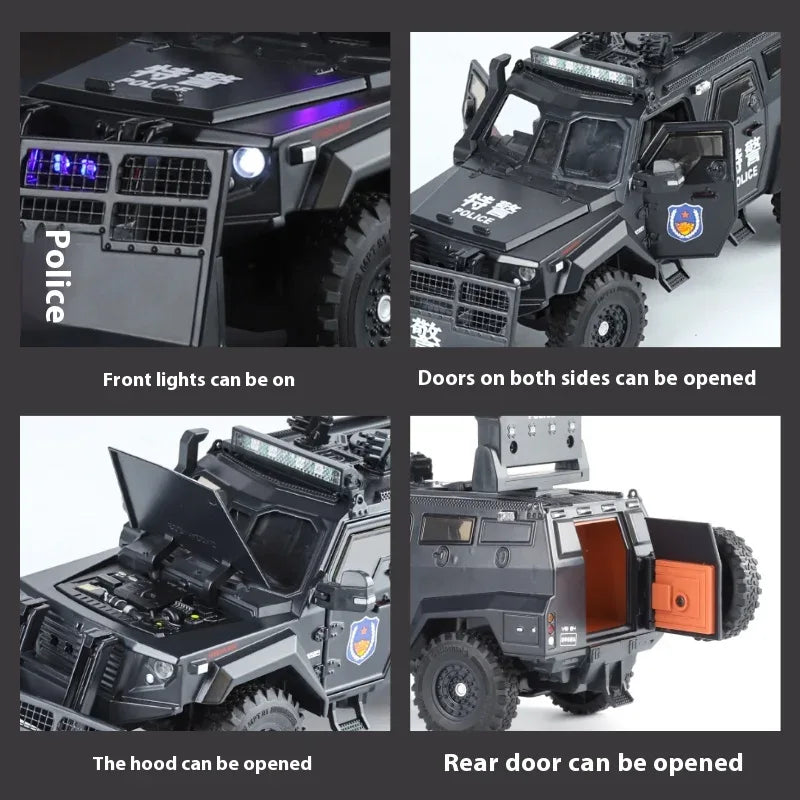 1:24 Spinosaurus Armored Off Road SUV Diecast Model Metal - ToylandEU