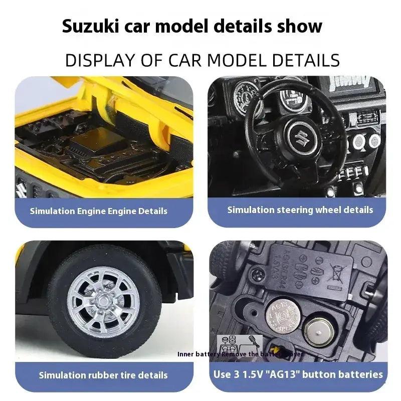  1:24 Suzuki Jimny Diecast Alloy Car Sound And Light -  ToylandEU™