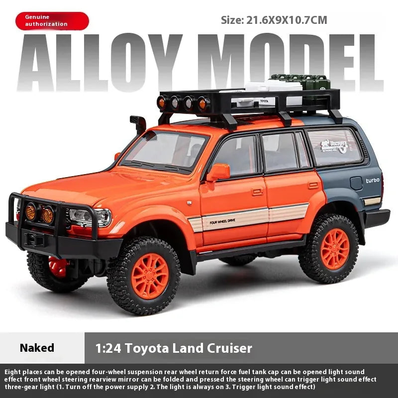 1:24 Toyota Land Cruiser LC80 Diecast Metal SUV Model Car - ToylandEU