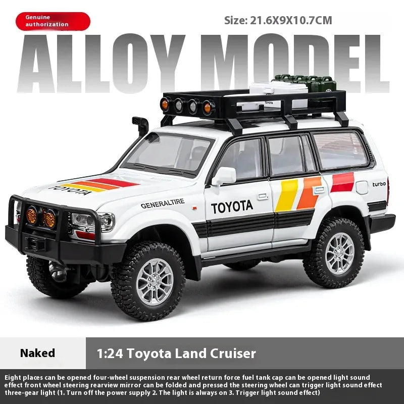 1:24 Toyota Land Cruiser LC80 Diecast Metal SUV Model Car - ToylandEU