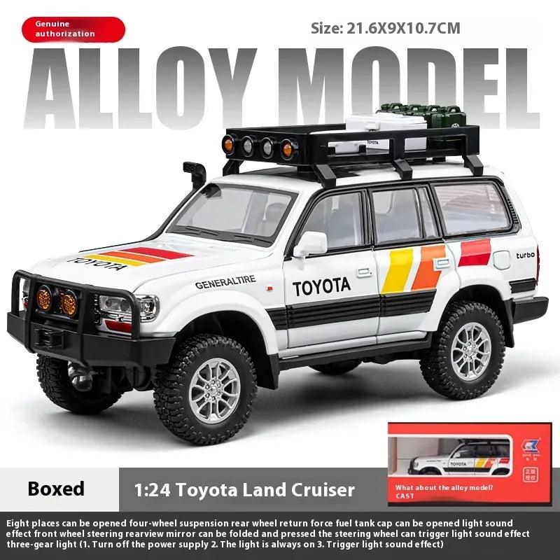 1:24 Toyota Land Cruiser LC80 Diecast Metal SUV Model Car - ToylandEU