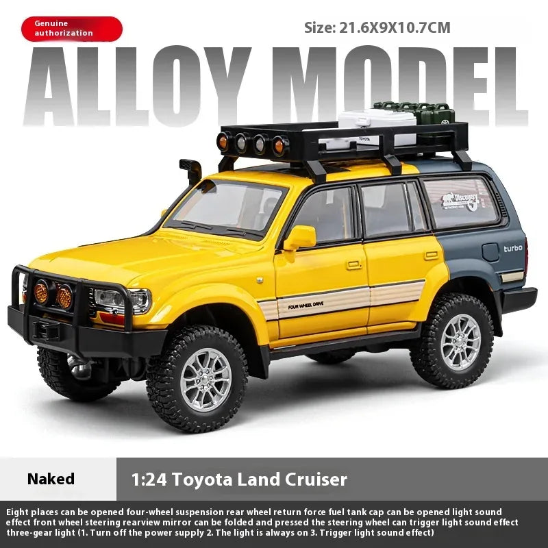 1:24 Toyota Land Cruiser LC80 Diecast Metal SUV Model Car - ToylandEU