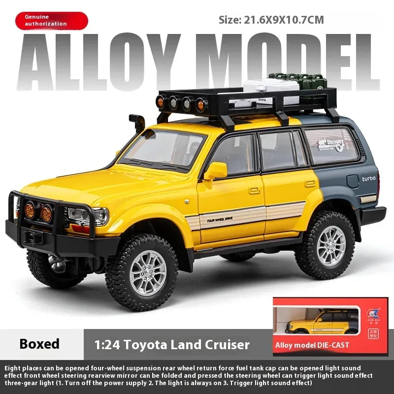 1:24 Toyota Land Cruiser LC80 Diecast Metal SUV Model Car - ToylandEU