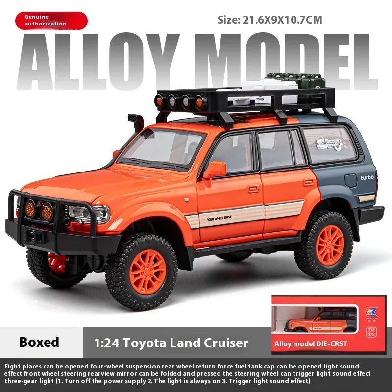 1:24 Toyota Land Cruiser LC80 Diecast Metal SUV Model Car - ToylandEU