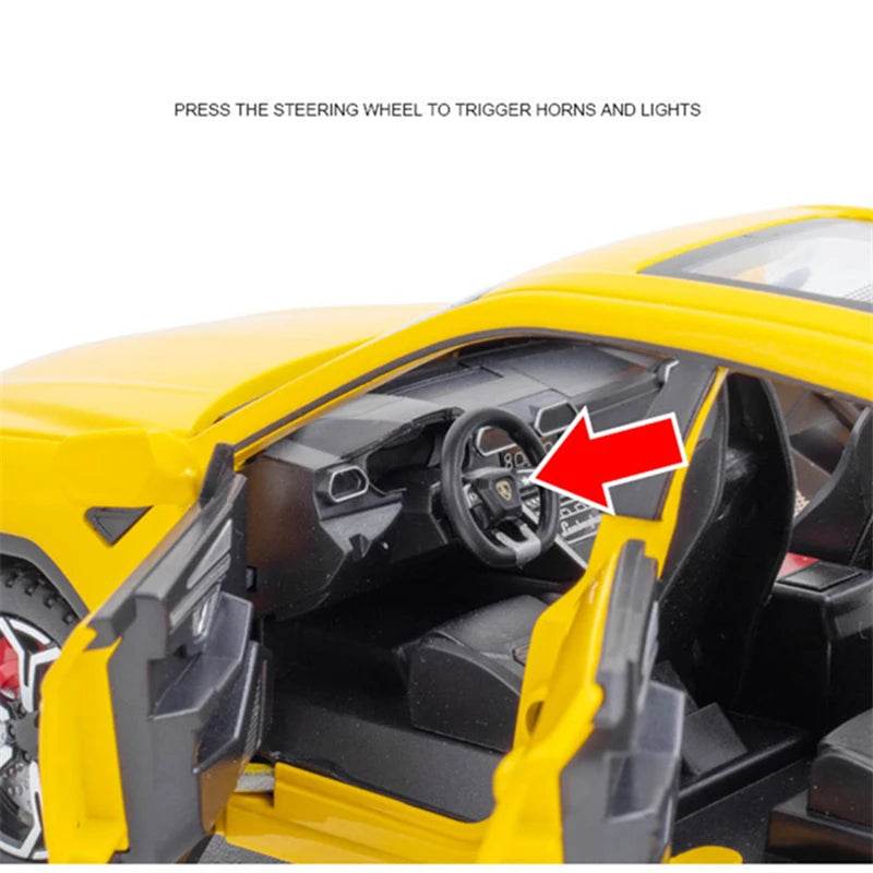 1:24 URUS Bison Alloy Off-Road Sports Car Model - Diecast SUV Collectible - ToylandEU