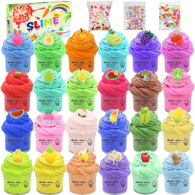 1/24pcs Butter Slime Kit For Girls Party Favors Gift - ToylandEU