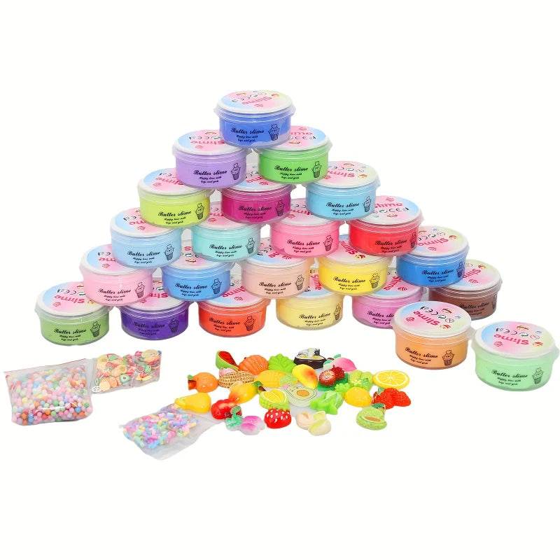 1/24pcs Butter Slime Kit For Girls Party Favors Gift - ToylandEU