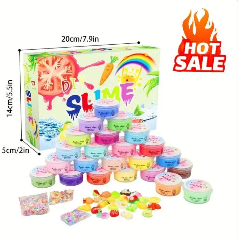1/24pcs Butter Slime Kit For Girls Party Favors Gift - ToylandEU