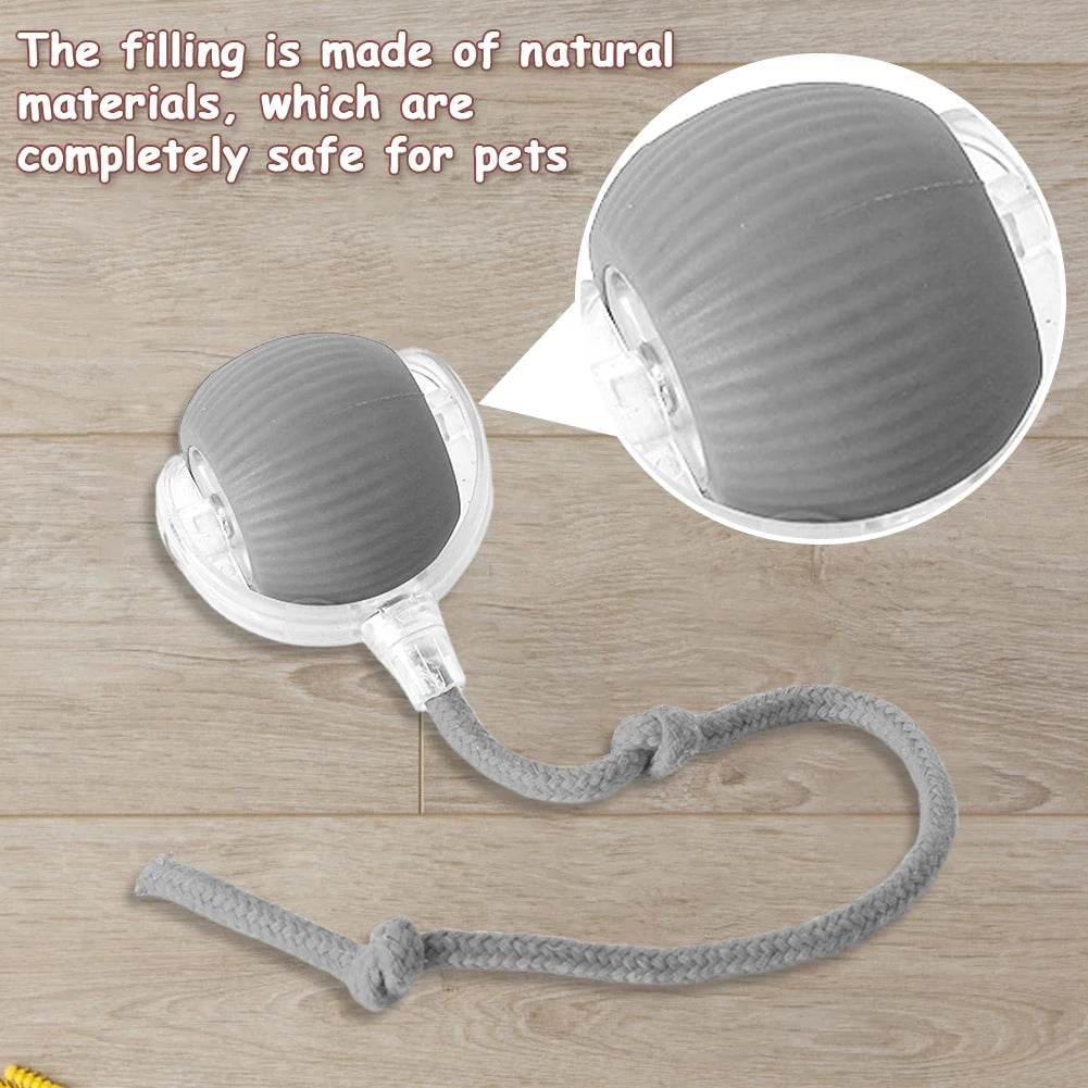 1/2PCS Cat Interactive Ball Toy Automatic Rolling Ball Rechargeable Pet Training Imitate Mouse - ToylandEU