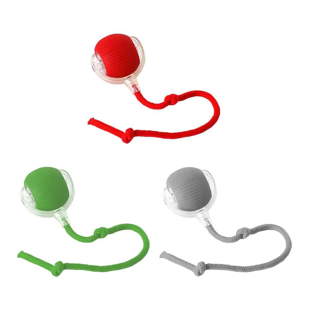 1/2PCS Cat Interactive Ball Toy Automatic Rolling Ball Rechargeable Pet Training Imitate Mouse - ToylandEU