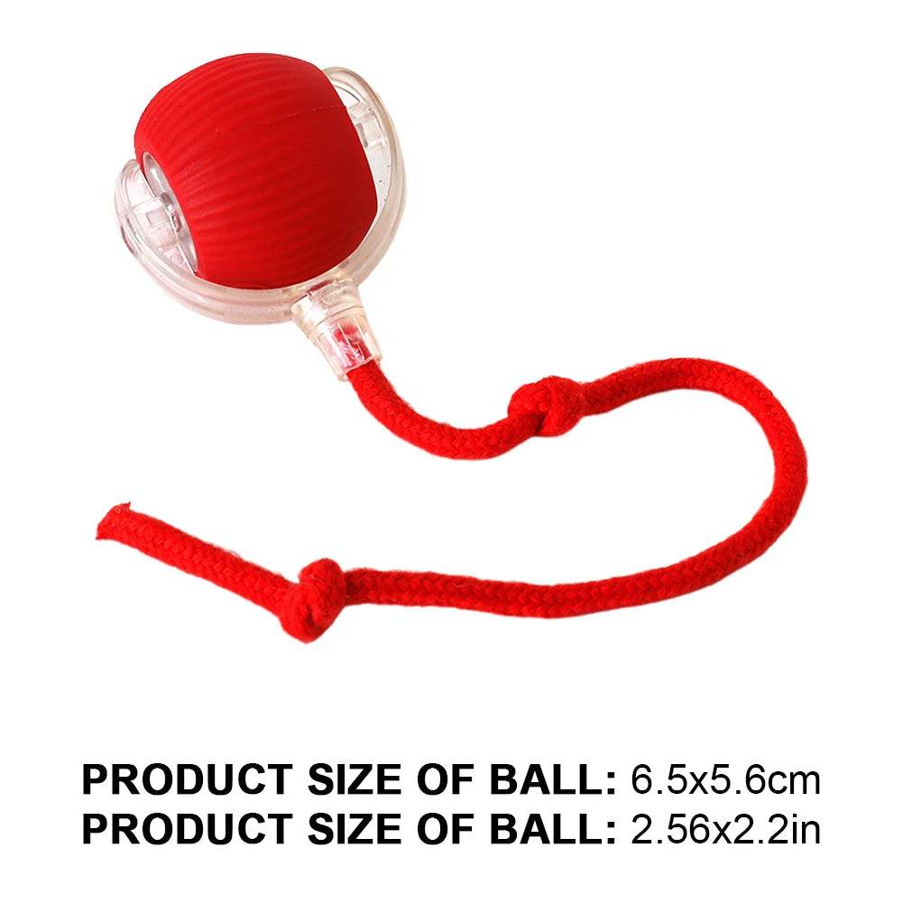 1/2PCS Cat Interactive Ball Toy Automatic Rolling Ball Rechargeable Pet Training Imitate Mouse - ToylandEU