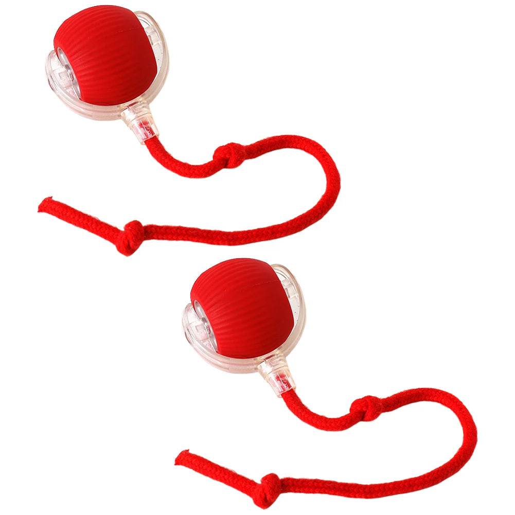 1/2PCS Cat Interactive Ball Toy Automatic Rolling Ball Rechargeable Pet Training Imitate Mouse - ToylandEU