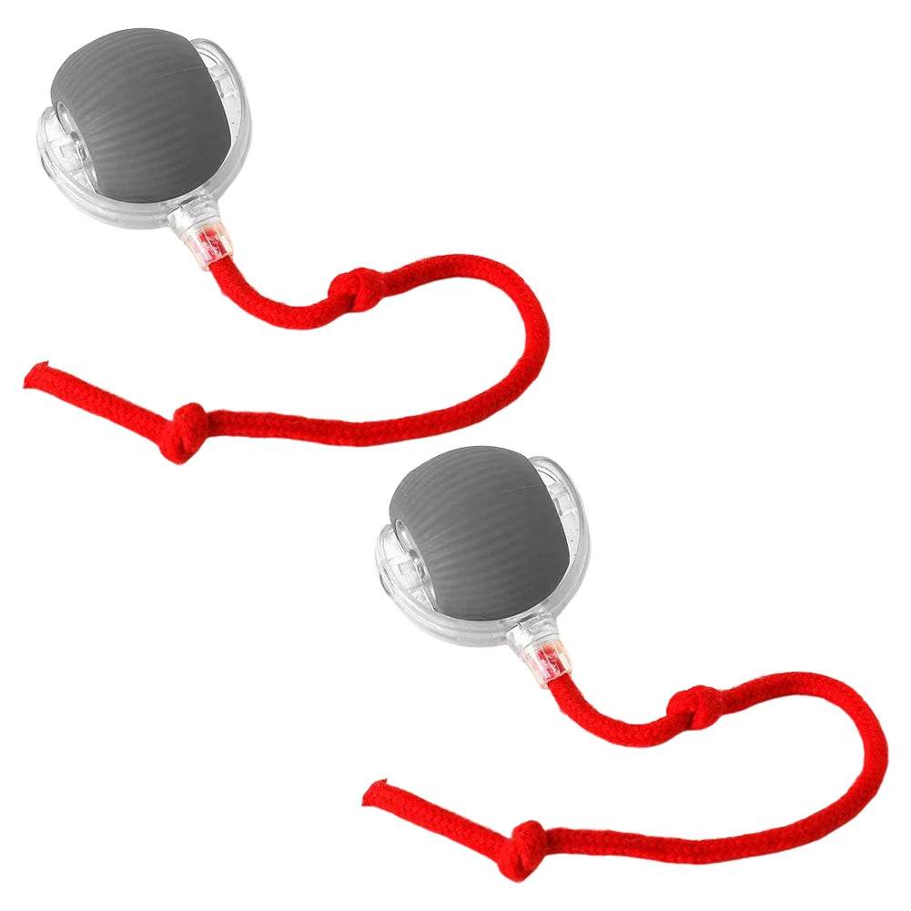 1/2PCS Cat Interactive Ball Toy Automatic Rolling Ball Rechargeable Pet Training Imitate Mouse - ToylandEU