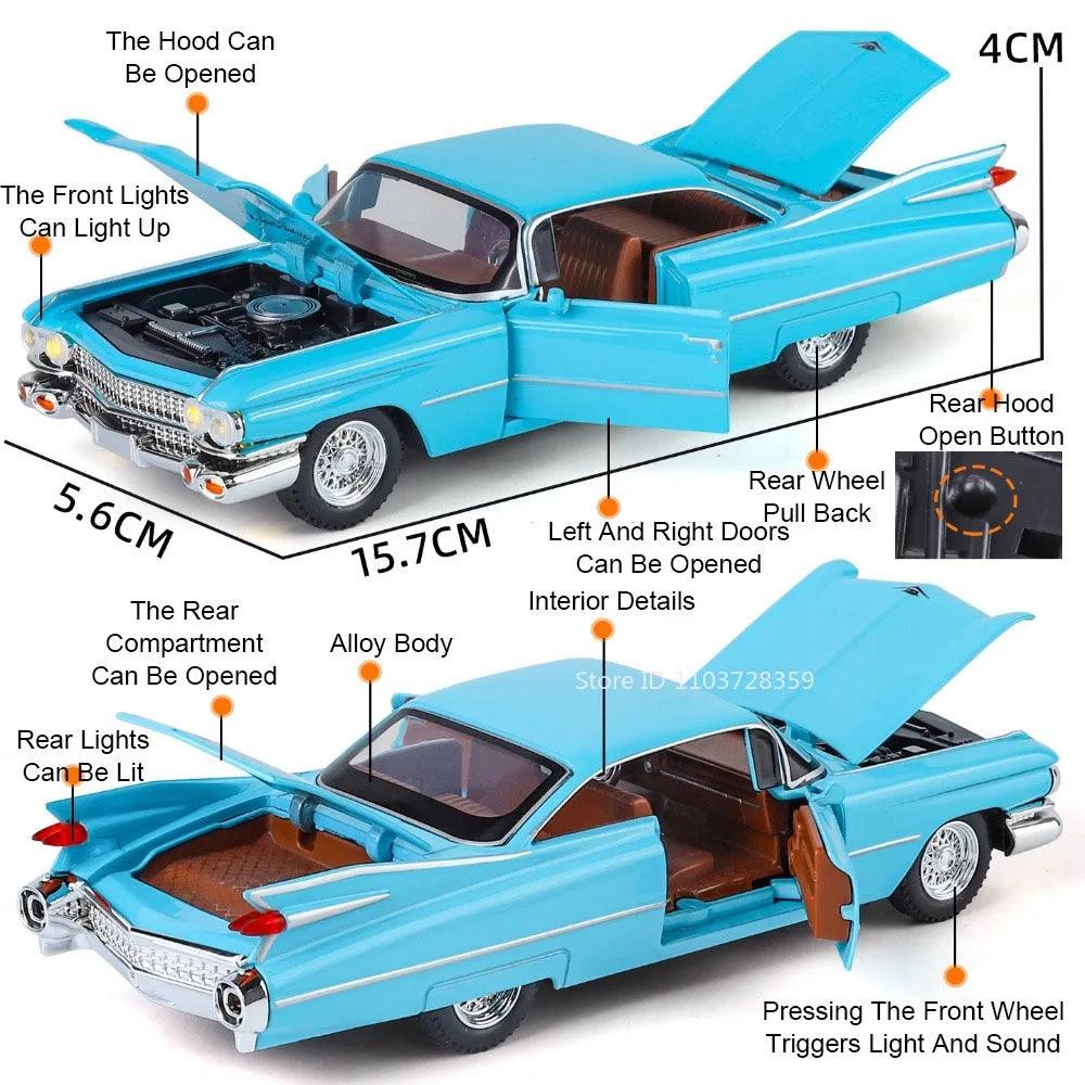 1:32 Alloy Diecast Car | Pull Back Sound Light | Toylandeu™