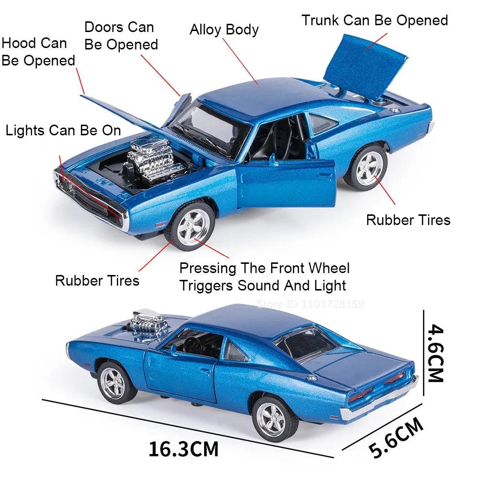 1:32 Alloy Diecast Car | Pull Back Sound Light | Toylandeu™
