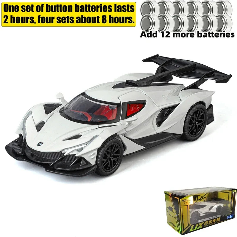 1:32 Apollo IE Diecast Car Metal Model With Sound And Light - ToylandEU