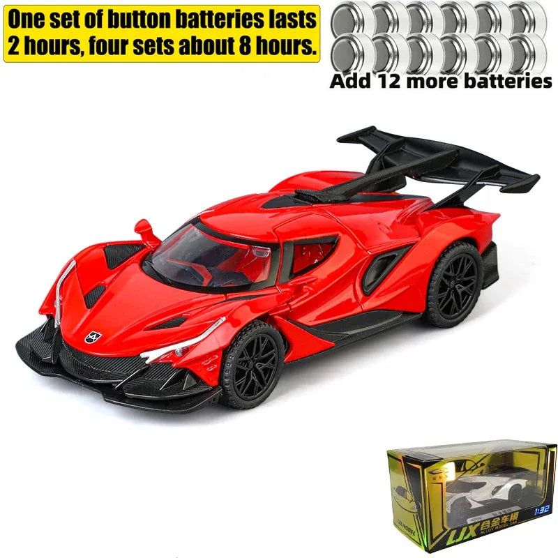 1:32 Apollo IE Diecast Car Metal Model With Sound And Light - ToylandEU