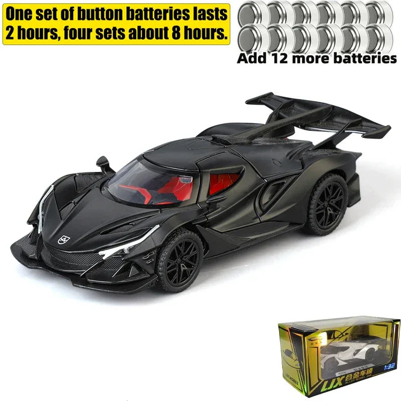 1:32 Apollo IE Diecast Car Metal Model With Sound And Light - ToylandEU