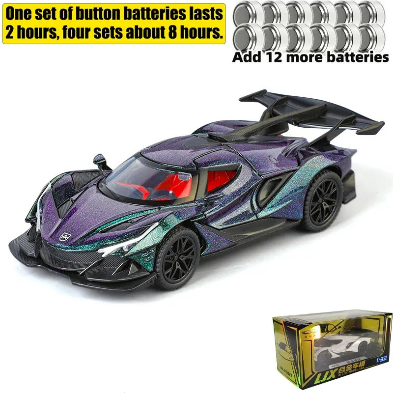 1:32 Apollo IE Diecast Car Metal Model With Sound And Light - ToylandEU