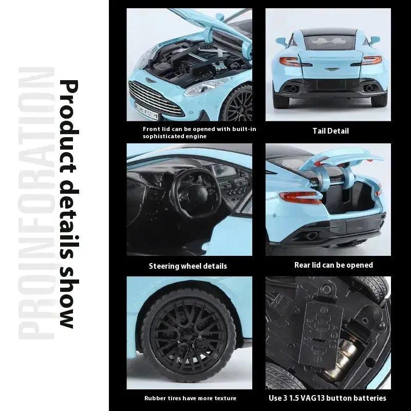  1 32 Aston Martin DB12 GT Diecast Model Car Sound Light -  ToylandEU™