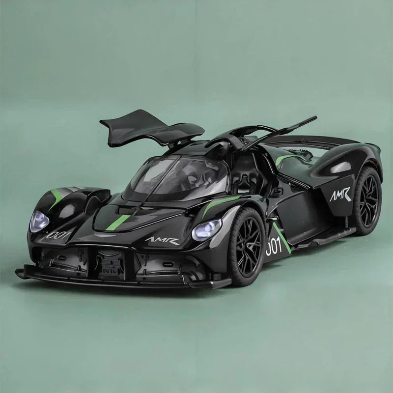 1:32 Aston Martin Valkyrie AMR 001 Diecast Model Car Sound And Light - ToylandEU