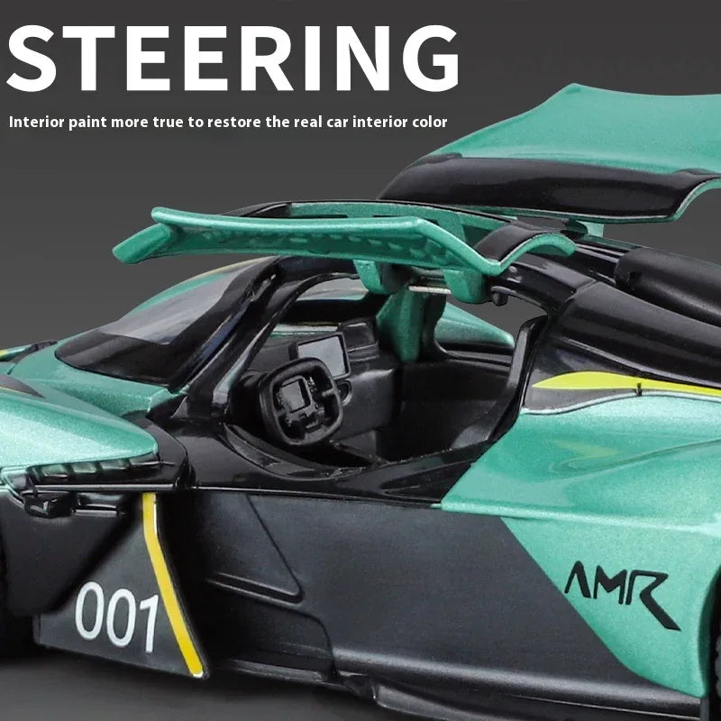 1:32 Aston Martin Valkyrie AMR 001 Diecast Model Car Sound And Light - ToylandEU