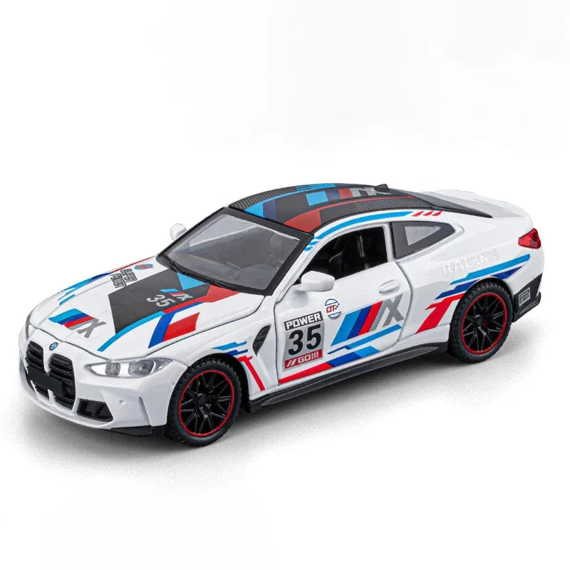 1:32 BMW M4 Track Version Diecast Alloy Pull Back Car - ToylandEU