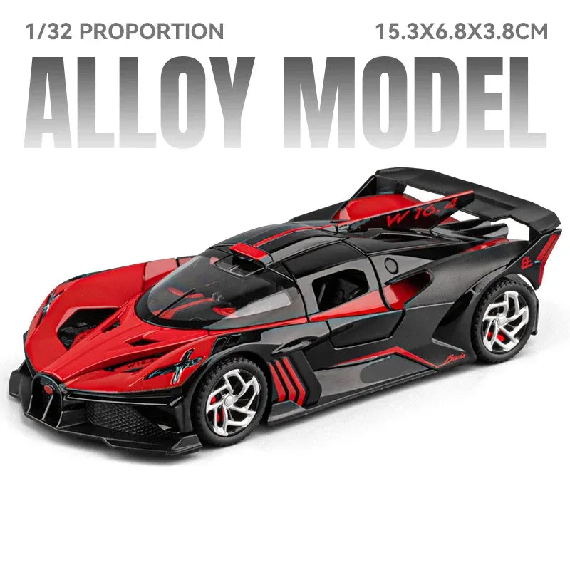 1:32 Bolide Alloy Diecast Sports Car With Sound And Light - ToylandEU