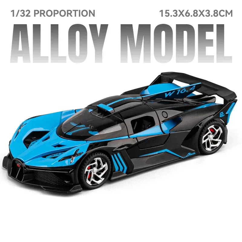 1:32 Bolide Alloy Diecast Sports Car With Sound And Light - ToylandEU