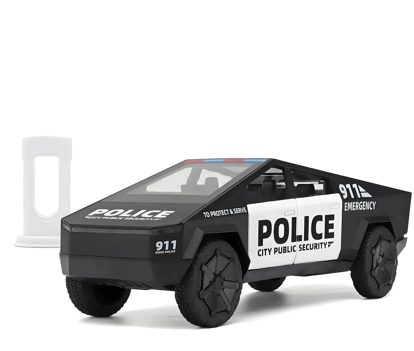  1:32 Cybertruck Police Truck Die-cast Model Car Toys -  ToylandEU™