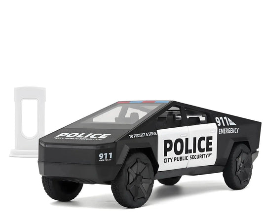  1:32 Cybertruck Police Truck Die-cast Model Car Toys -  ToylandEU™