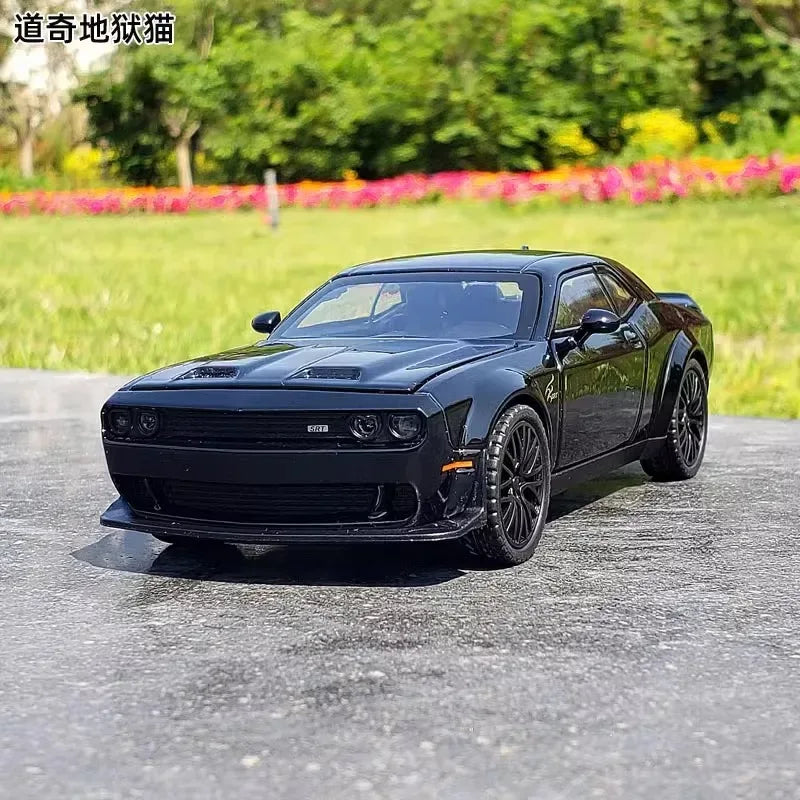 1 32 Die Cast Metal Dodge Challenger Hellcat Redeye With Sound And Light - ToylandEU