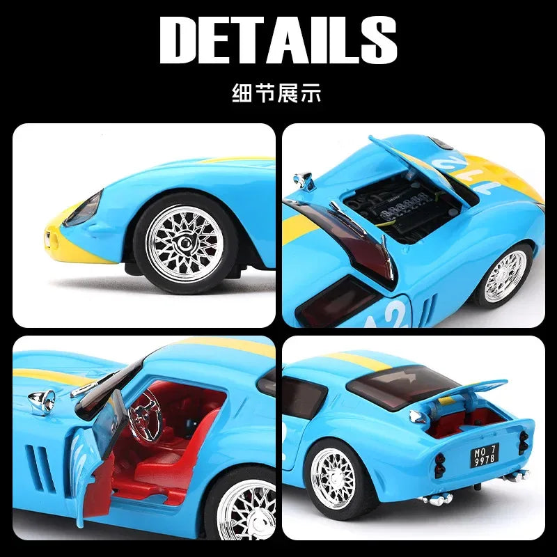 1:32 Diecast Alloy 250 GTO Sports Car With Sound And Light - ToylandEU