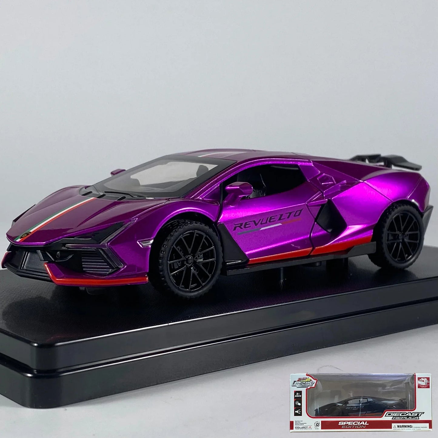 1:32 Diecast Alloy Model Car Revuelto Super Sports Inertial Drift - ToylandEU