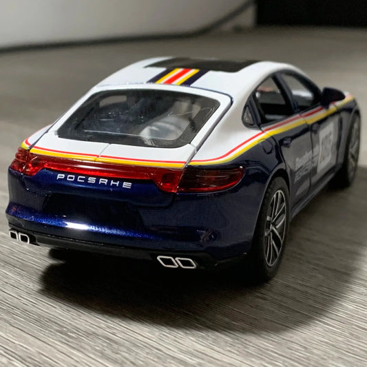 1:32 Diecast Alloy Porsche Panamera Track Version Pull Back Model Car - ToylandEU
