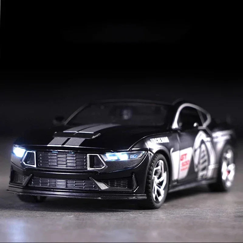 1 32 Diecast Alloy Pull Back Mustang Shelby GT500 Sound And Light - ToylandEU
