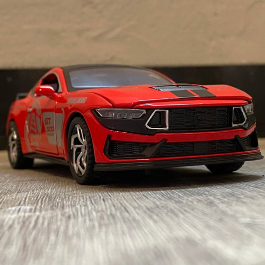 1 32 Diecast Alloy Pull Back Mustang Shelby GT500 Dźwięk i światło - ToylandEU