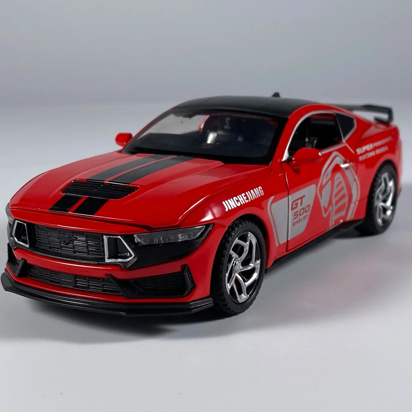 1 32 Diecast Alloy Pull Back Mustang Shelby GT500 Sound And Light - ToylandEU