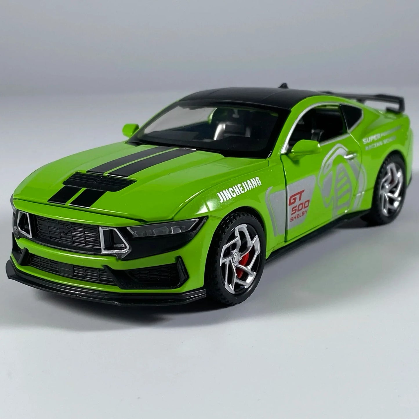 1 32 Diecast Alloy Pull Back Mustang Shelby GT500 Sound And Light - ToylandEU