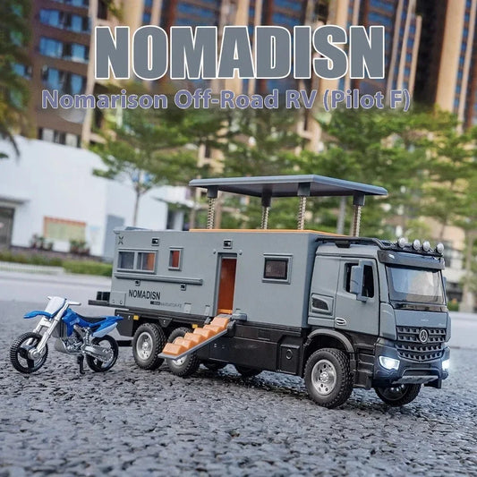 1:32 Diecast Benz Nomadism Off Road Alloy Camping RV Model - ToylandEU