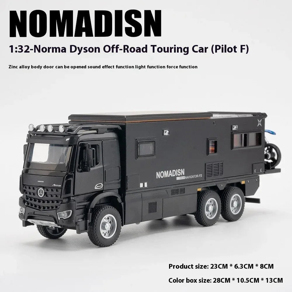 1:32 Diecast Benz Nomadism Off Road Alloy Camping RV Model - ToylandEU