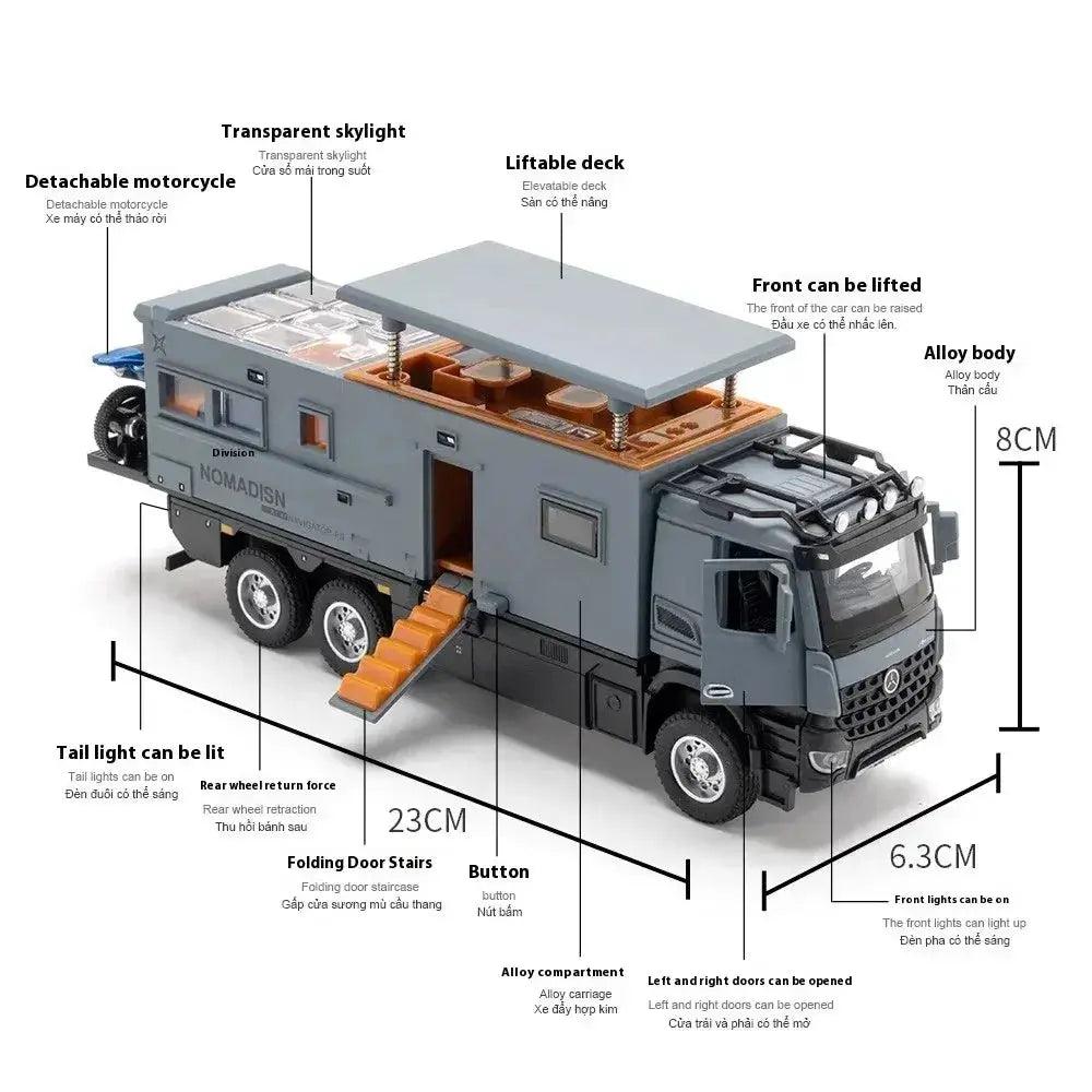  1:32 Diecast Benz Nomadism RV Metal Off Road -  ToylandEU™