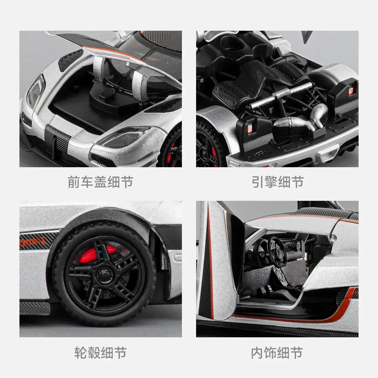  1:32 Diecast Car Toy Premium Realism Alloy Model -  ToylandEU™
