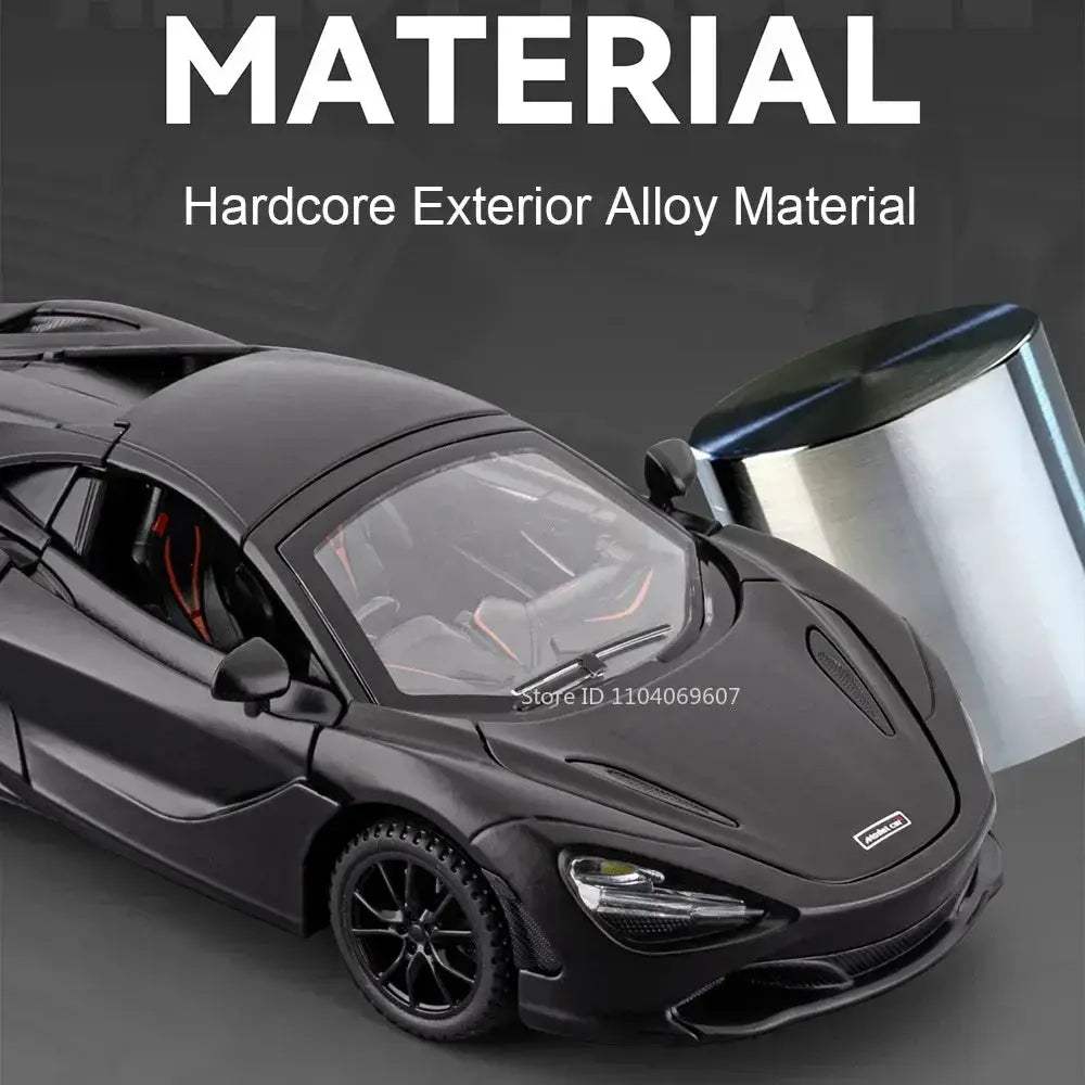 1:32 Diecast Car With Realistic Sound And Lights Doors Open - ToylandEU