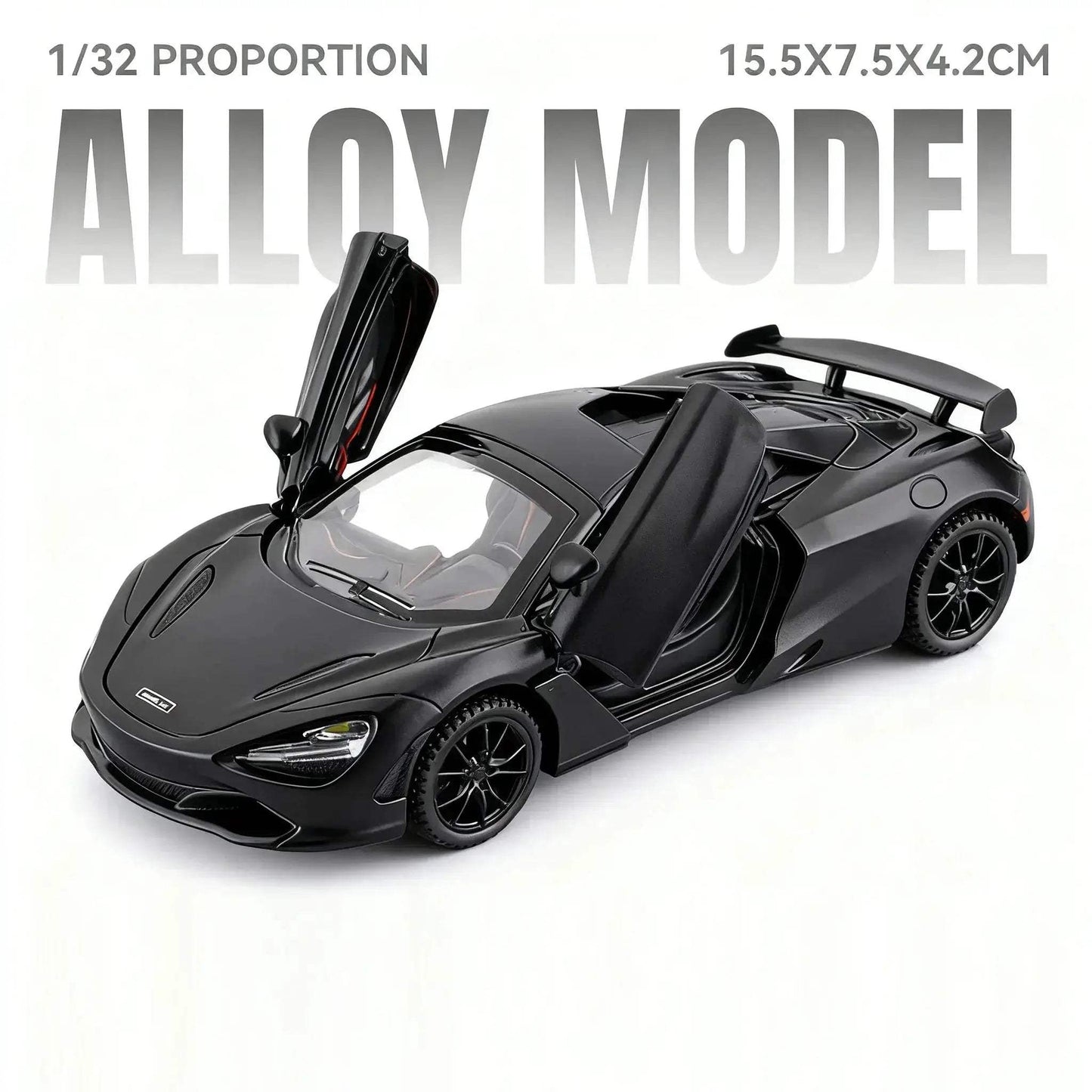 1:32 Diecast Car With Realistic Sound And Lights Doors Open - ToylandEU