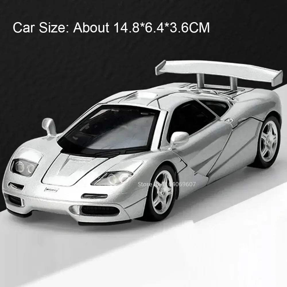 1:32 Diecast Car With Realistic Sound And Lights Doors Open - ToylandEU